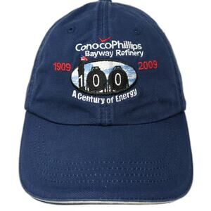 Bayside Baseball Cap Blue One Size ConocoPhillips Refinery 100th Anniversary hat